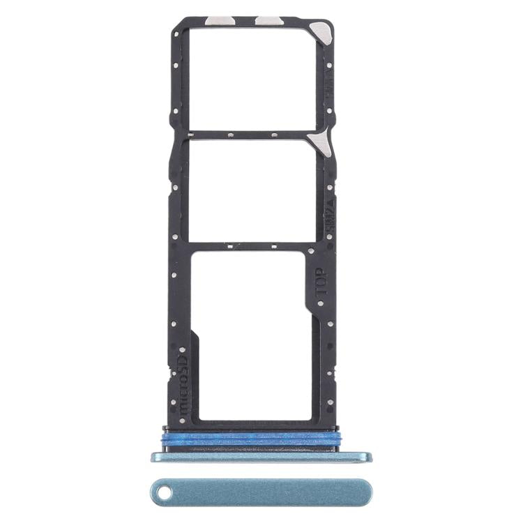 For Galaxy A08 4G SM-A085F Original SIM Card Tray + SIM Card Tray + Micro SD Card Tray, For Galaxy A08 4G(Original)