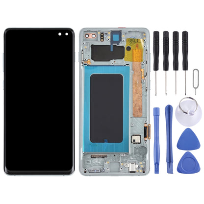 LCD Screen and Digitizer Full Assembly with Frame for Samsung Galaxy S10+