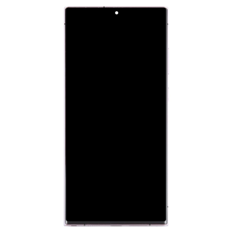 For Samsung Galaxy S23 Ultra SM-S918U EU Edition Original LCD Screen Digitizer Full Assembly with Frame
