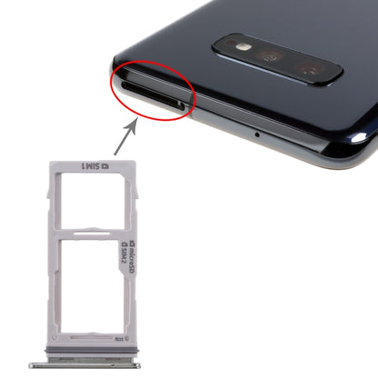 For Galaxy S10+ / S10 / S10e SIM Card Tray + SIM Card Tray / Micro SD Card Tray, For Samsung Galaxy S10+(Double), For Galaxy S10+(Double  SIM), For Samsung Galaxy S10+(Dual), For Galaxy S10+(Double SIM), For Galaxy S10+(2 SIM)