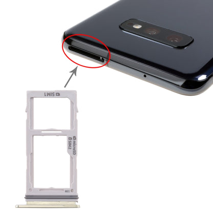 For Galaxy S10+ / S10 / S10e SIM Card Tray + SIM Card Tray / Micro SD Card Tray, For Samsung Galaxy S10+(Double), For Galaxy S10+(Double  SIM), For Samsung Galaxy S10+(Dual), For Galaxy S10+(Double SIM), For Galaxy S10+(2 SIM)