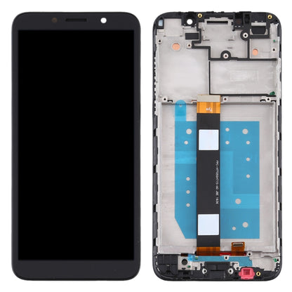 LCD Screen and Digitizer Full Assembly With Frame for Motorola Moto E6 Play, For Moto E6 Play
