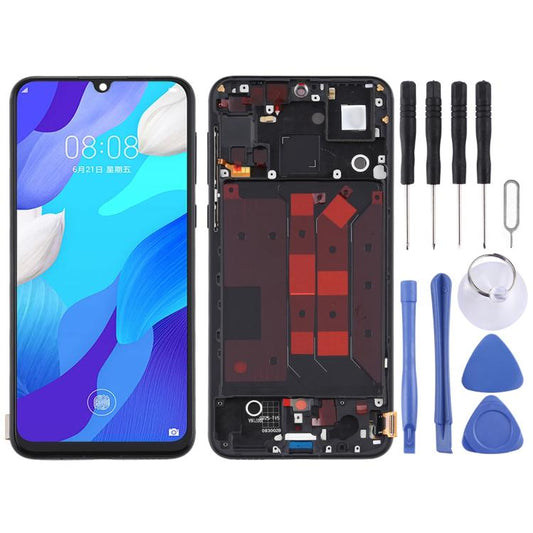 LCD Screen and Digitizer Full Assembly with Frame for Huawei Nova 5 Pro, For Huawei Nova 5 Pro