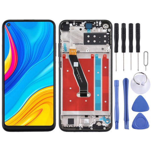 LCD Screen and Digitizer Full Assembly with Frame for Huawei Y7p (2020), For Huawei Y7p (2020)