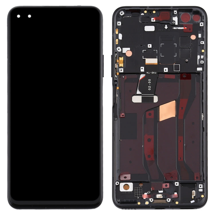 LCD Screen and Digitizer Full Assembly with Frame for Huawei Nova 6 5G, For Huawei Nova 6 5G, For Huawei Nova 6 5G (Dark Blue), For Huawei Nova 6 5G(Purple)