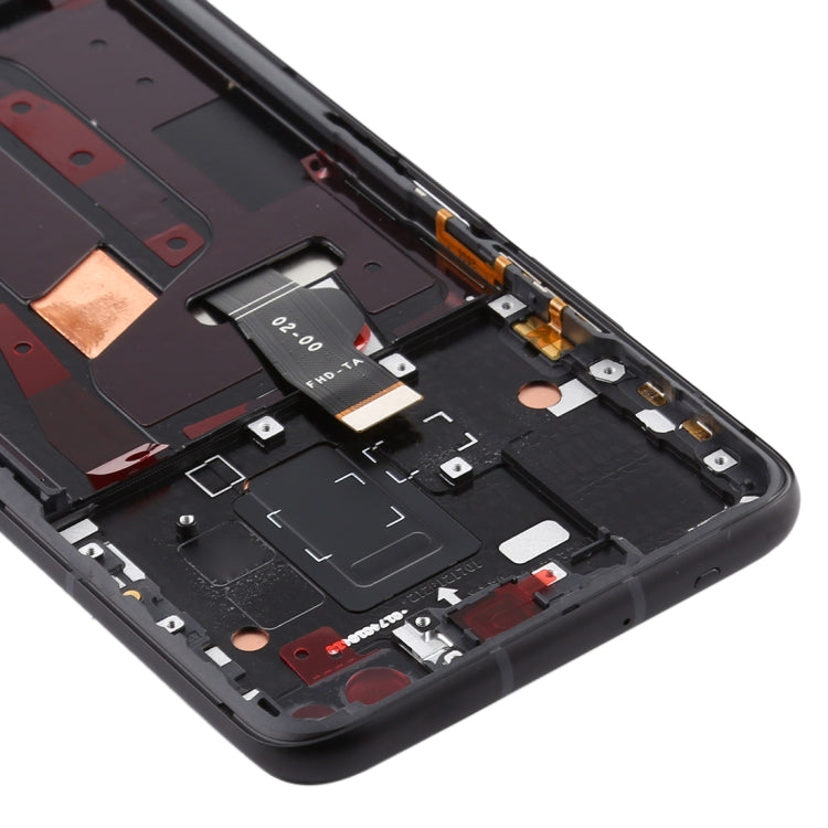 LCD Screen and Digitizer Full Assembly with Frame for Huawei Nova 6 5G