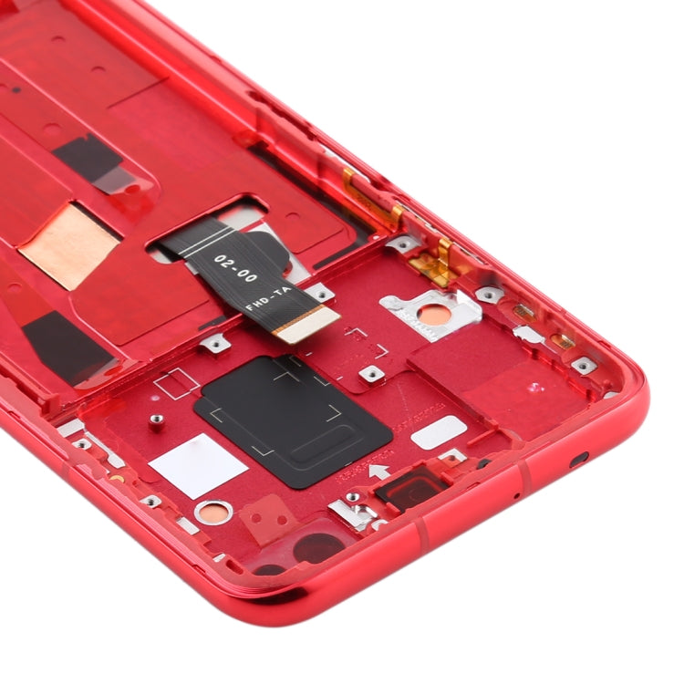 LCD Screen and Digitizer Full Assembly with Frame for Huawei Nova 6 5G
