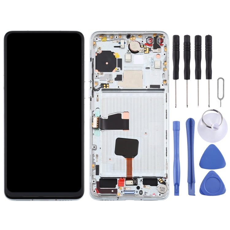LCD Screen and Digitizer Full Assembly with Frame for Huawei P40