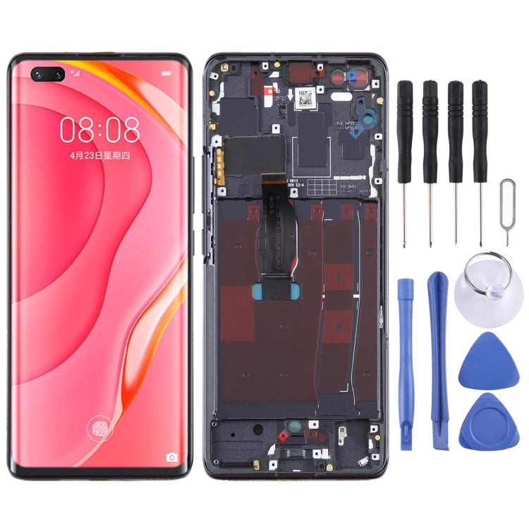 LCD Screen and Digitizer Full Assembly with Frame for Huawei Nova 7 Pro 5G