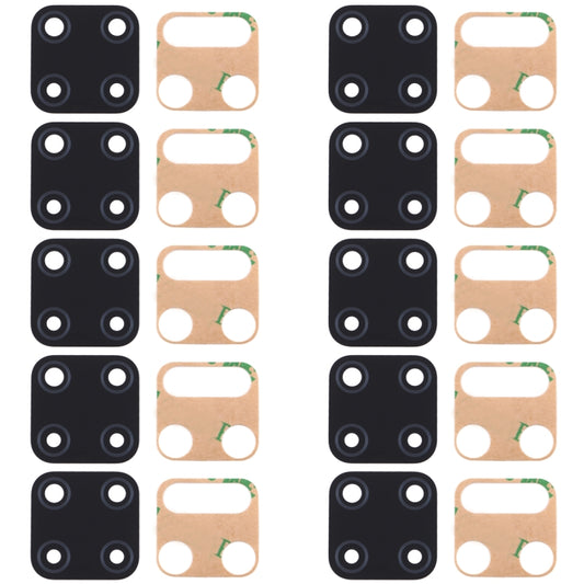 For OPPO Realme C15 10pcs Back Camera Lens, For OPPO Realme C15