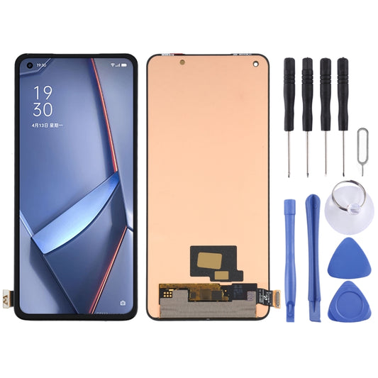 Original AMOLED Material LCD Screen and Digitizer Full Assembly for OPPO Ace2, For OPPO Ace2(AMOLED)