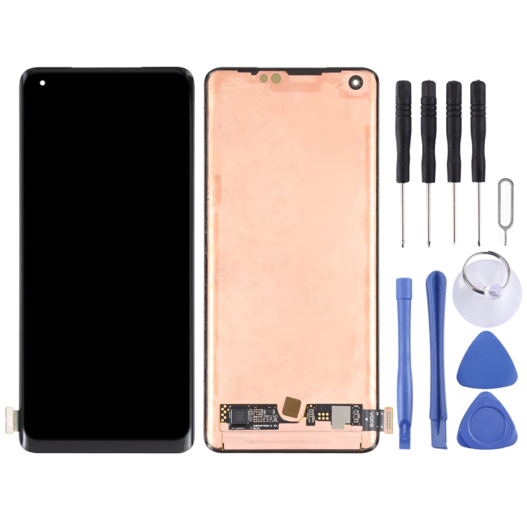 Original AMOLED Material LCD Screen and Digitizer Full Assembly for Vivo X50 Pro, For Vivo X50 Pro (AMOLED)