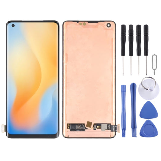 Original AMOLED Material LCD Screen and Digitizer Full Assembly for Vivo X50 Pro, For Vivo X50 Pro (AMOLED)