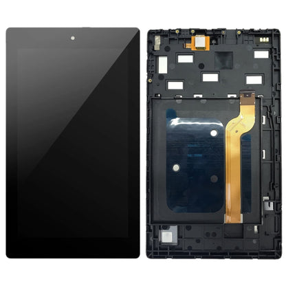 LCD Screen and Digitizer Full Assembly With Frame for Amazon Kindle Fire HD 7 2019 9th M8S26G, For Amazon Kindle Fire HD 7 2019