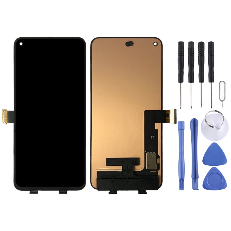 Original OLED Material LCD Screen and Digitizer Full Assembly for Google Pixel 5 GD1YQ GTT9Q, For Google Pixel 5(Original)