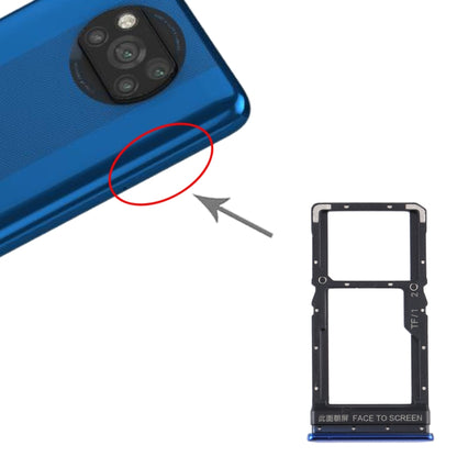 SIM Card Tray + SIM Card Tray / Micro SD Card Tray for Xiaomi Poco X3 / Poco X3 NFC, For Xiaomi Poco X3