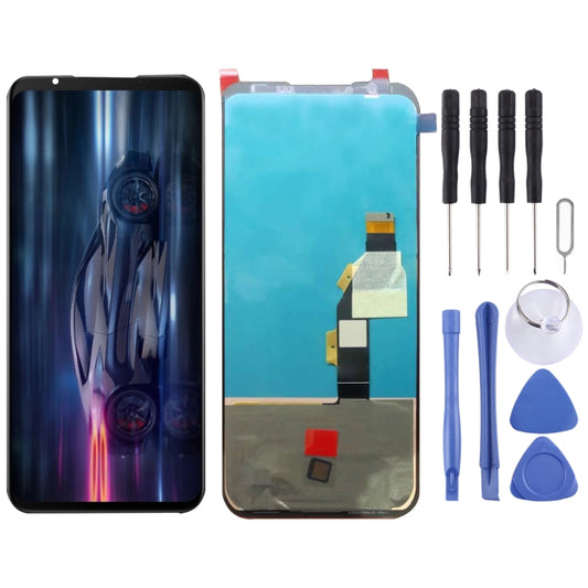 AMOLED Material LCD Screen and Digitizer Full Assembly for ZTE Nubia Red Magic 5G NX659J 2020, For ZTE Nubia Red Magic 5G