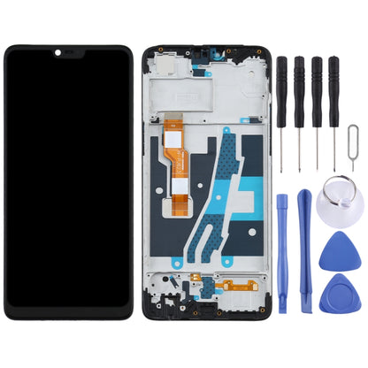 LCD Screen and Digitizer Full Assembly With Frame for OPPO A3 / F7 PADM00 CPH1837 PADT00 CPH1819 CPH1821, For OPPO A3