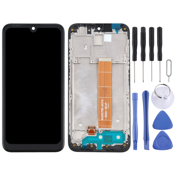 Original LCD Screen and Digitizer Full Assembly With Frame for Nokia 2.2 TA-1183 / TA-1179 / TA-1191 / TA-1188, For Nokia 2.2