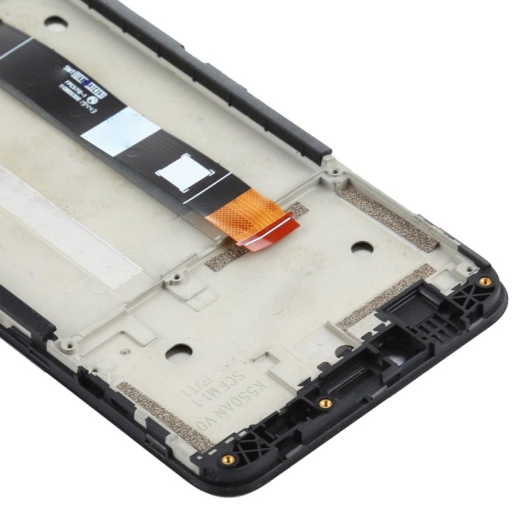 Original LCD Screen and Digitizer Full Assembly With Frame for Nokia C2, For Nokia C2