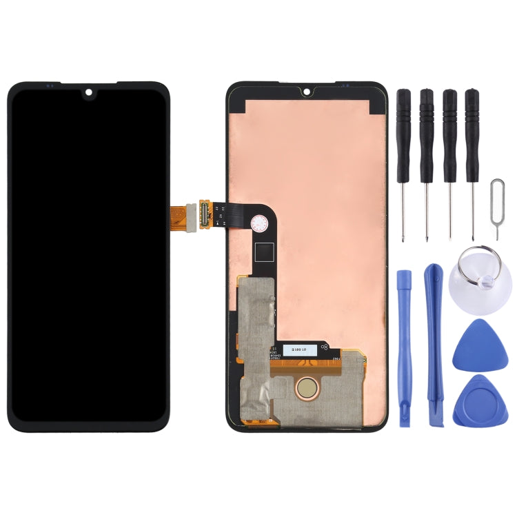 Original LCD Screen and Digitizer Full Assembly for LG V50s ThinQ LM-V510N
