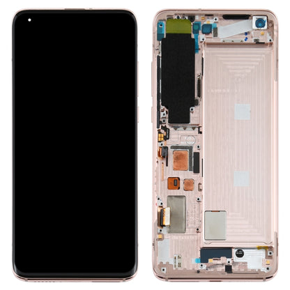 LCD Screen and Digitizer Full Assembly With Frame for Xiaomi Mi 10 5G / Mi 10 Pro 5G M2001J2G, M2001J2I (S Version), For Xiaomi Mi 10 5G (S Version)(Gold)