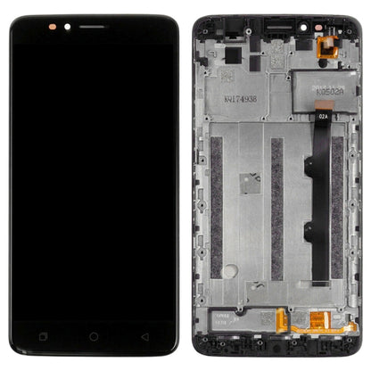 LCD Screen and Digitizer Full Assembly With Frame for T-Mobile Revvl Plus c3701a, For T-Mobile Revvl Plus(With Frame)
