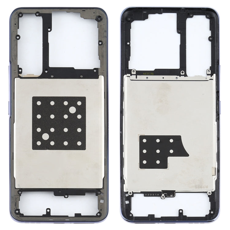 For Vivo Y73s V2031A Middle Frame Bezel Plate, For Vivo Y73s, For Vivo Y73s (Purple), For Vivo Y73s (Silver)