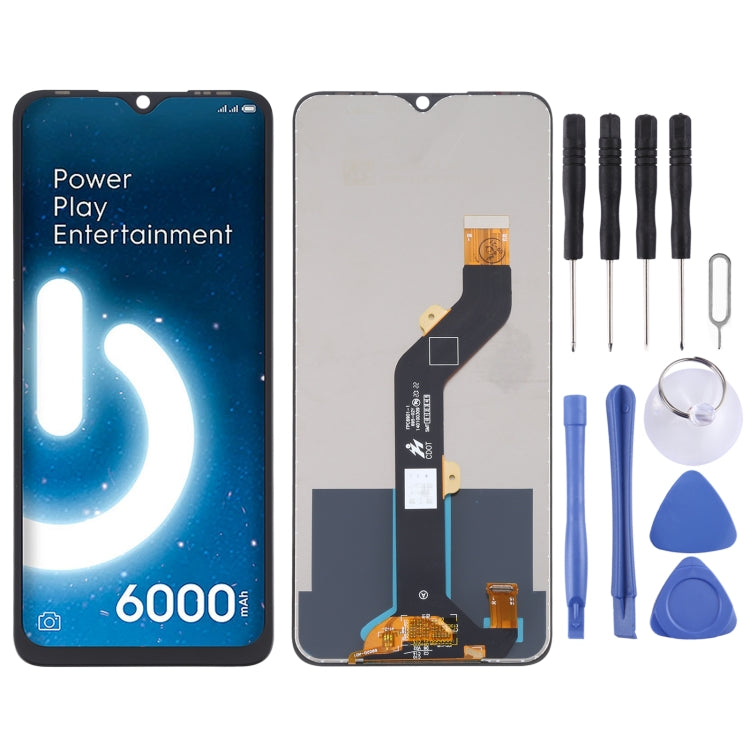 LCD Screen and Digitizer Full Assembly for Tecno Spark Power 2 LC8