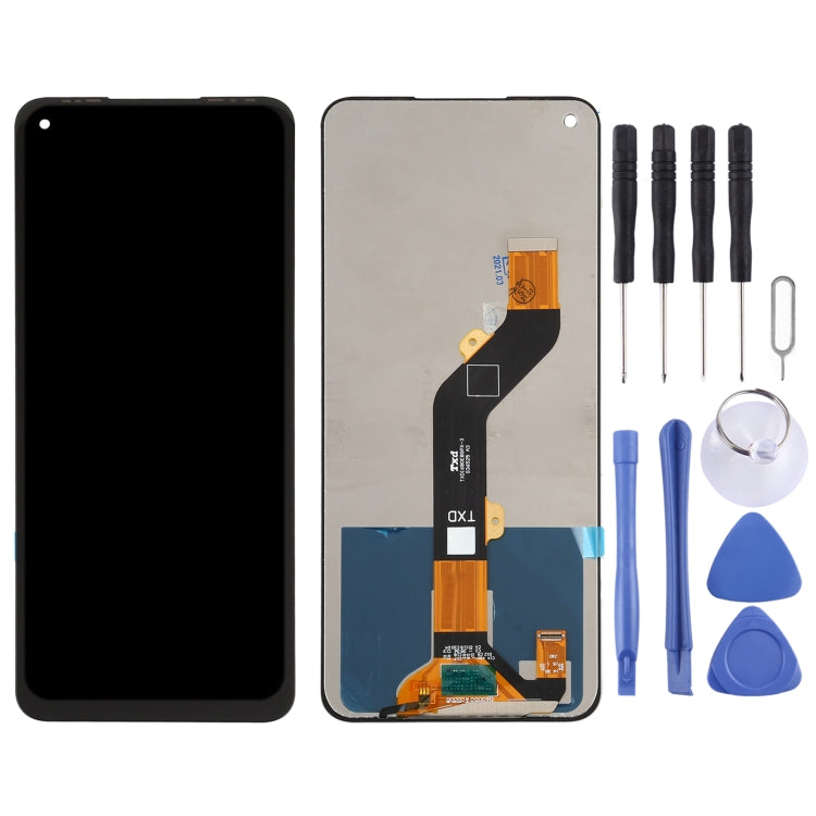 LCD Screen and Digitizer Full Assembly for Tecno Spark 6 KE7