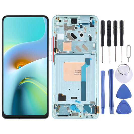 LCD Screen and Digitizer Full Assembly with Frame for Xiaomi Redmi K30 Ultra / M2006J10C, For Xiaomi Redmi K30 Ultra (Green), For Xiaomi Redmi K30 Ultra