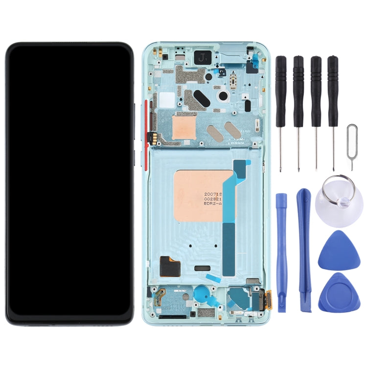 LCD Screen and Digitizer Full Assembly with Frame for Xiaomi Redmi K30 Ultra / M2006J10C, For Xiaomi Redmi K30 Ultra (Green), For Xiaomi Redmi K30 Ultra