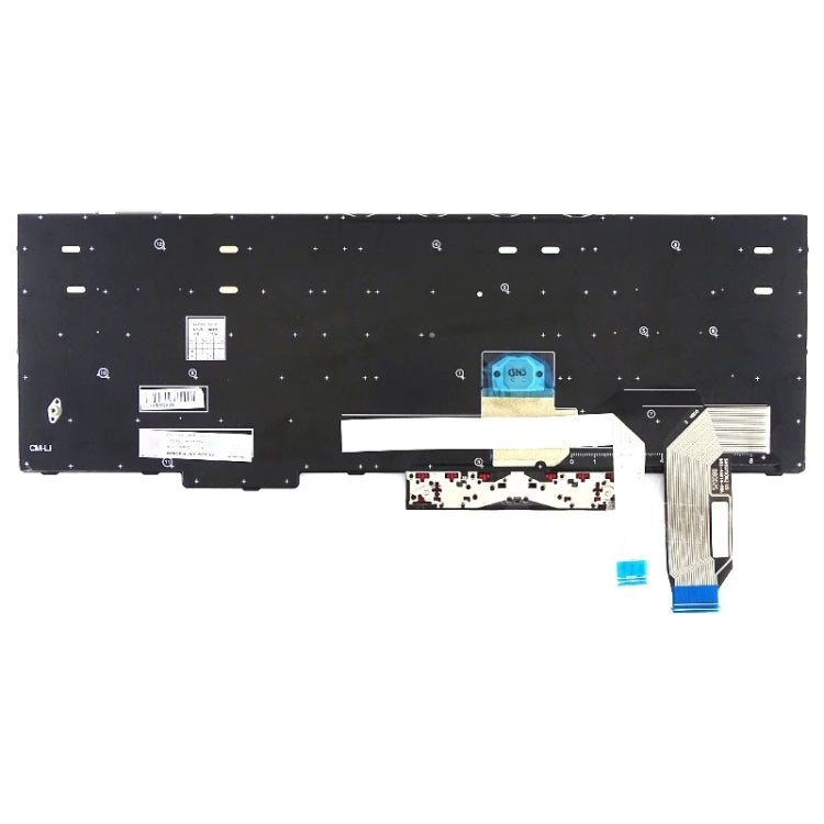 US Version Keyboard for Lenovo Thinkpad E580 E585 E590 E595 T590 P53S L580 L590 P52 P72 P53 P73, For Lenovo Thinkpad E580 (Silver), For Lenovo Thinkpad E580 (Black)