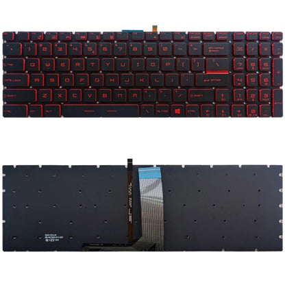 US Version Keyboard with Backlight for MSI GT62 GT72 GE62 GE72 GS60 GS70 GL62 GL72 GP62 GT72S GP72 GL63 GL73, For MSI GT62(White), For MSI GT62 (Red)