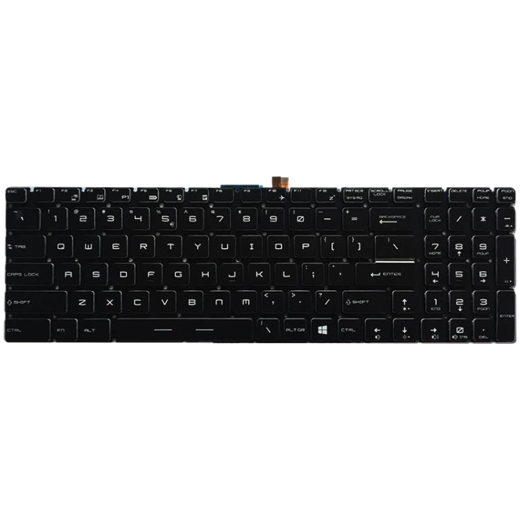 US Version Keyboard with Backlight for MSI GT62 GT72 GE62 GE72 GS60 GS70 GL62 GL72 GP62 GT72S GP72 GL63 GL73, For MSI GT62(White), For MSI GT62 (Red)