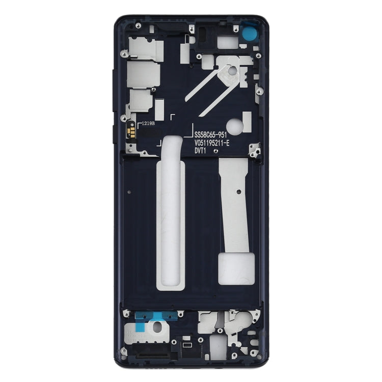 Middle Frame Bezel Plate for Motorola Edge XT2063-3, For Motorola Edge (Black)