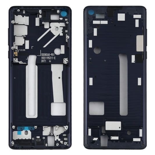Middle Frame Bezel Plate for Motorola Edge XT2063-3, For Motorola Edge (Black)