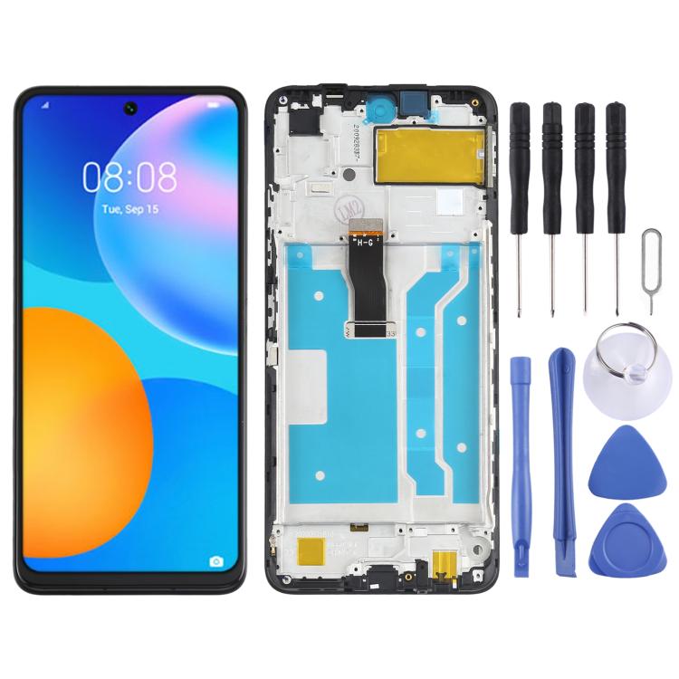 LCD Screen and Digitizer Full Assembly with Frame for Huawei P Smart 2021, For Huawei P Smart 2021