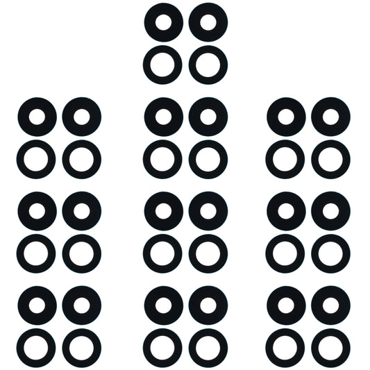 For OPPO Reno4 SE/A93 4G/OPPO Reno4 F/Reno4 Lite/F17 Pro PEAT00 PEAM00 10pcs Back Camera Lens, For OPPO Reno4 SE/A93 4G
