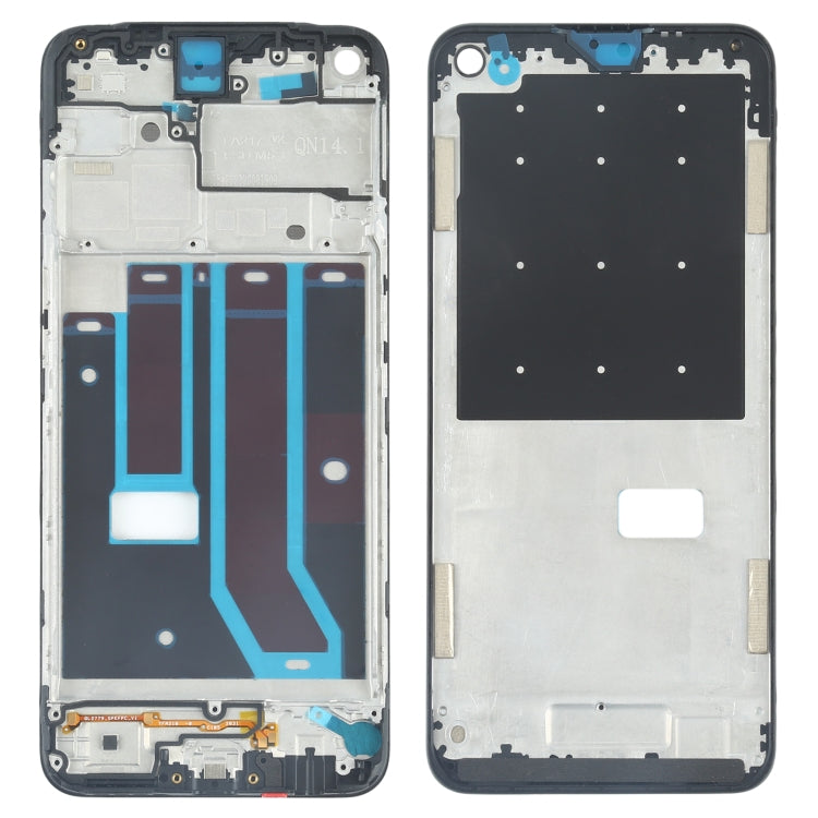 For OPPO A32 PDVM00 Front Housing LCD Frame Bezel Plate, For OPPO A32