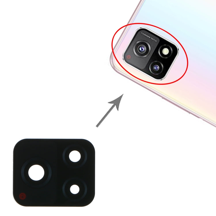 For Vivo Y52S V2057A 10pcs Back Camera Lens, For Vivo Y52S