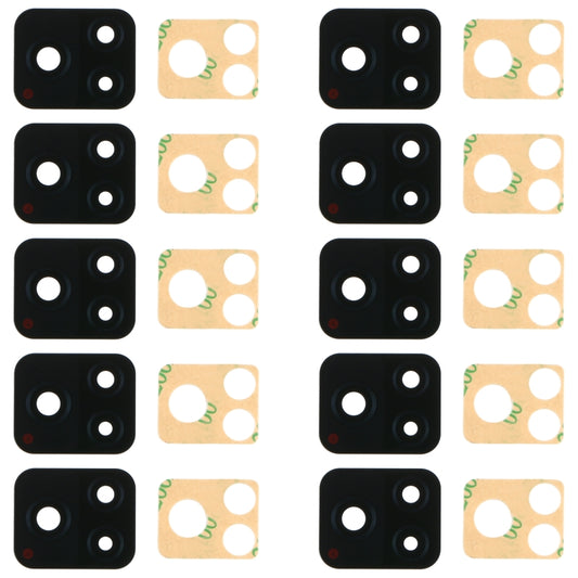 For Vivo Y52S V2057A 10pcs Back Camera Lens, For Vivo Y52S