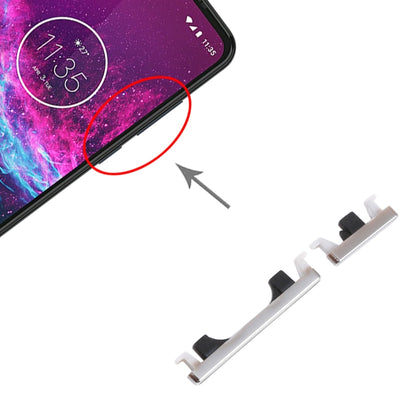 Power Button and Volume Control Button for Motorola Moto One Action XT2013-1 XT2013-2 XT2013-4, For Motorola Moto One Action(Silver)