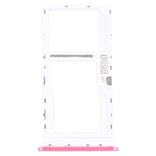 SIM Card Tray + SIM Card Tray / Micro SD Card Tray for Motorola Moto G10 XT2127-2, For Motorola Moto G10, For Motorola Moto G10(Pink)