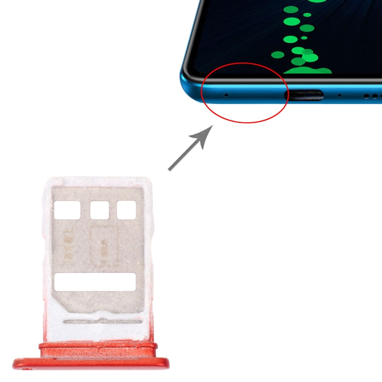 SIM Card Tray + SIM Card Tray / NM Card Tray for Honor X10 5G, For Honor X10 5G