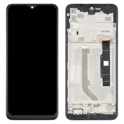 LCD Screen and Digitizer Full Assembly with Frame for TCL 20 SE T761H, For TCL 20 SE