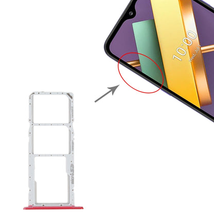 SIM Card Tray + SIM Card Tray + Micro SD Card Tray for LG K22 LMK200Z LMK200E LMK200B LM-K200, For LG K22  (Double SIM)