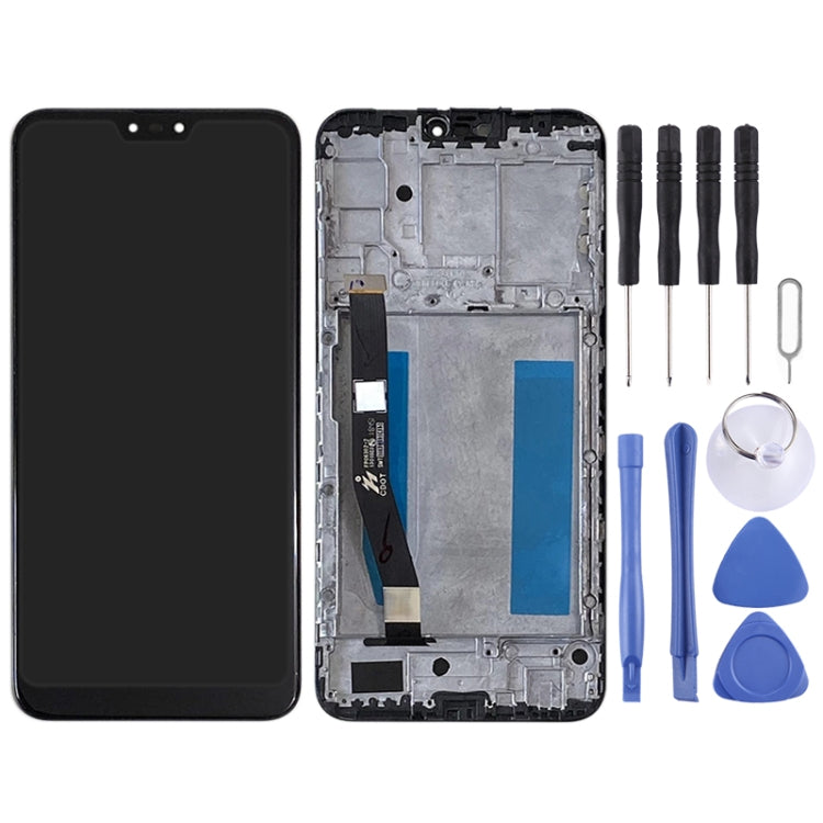 LCD Screen and Digitizer Full Assembly with Frame for Asus Zenfone Max Plus (M2) ZB634KL A001D, For Asus Zenfone Max Plus (M2)