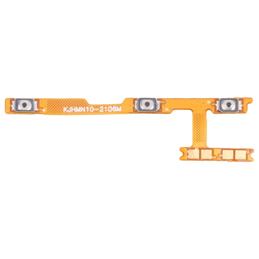 Power Button & Volume Button Flex Cable for Xiaomi Redmi Note 10 M2101K7AI M2101K7AG, For Xiaomi Redmi Note 10