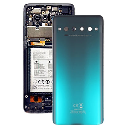 Original Battery Back Cover for TCL 10 Pro T799B T799H, For TCL 10 Pro (Green)